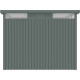 Gartenhaus Kosto 8,64m² salbeigrün aus verzinktem Stahl + Verankerungskit - X-Metal