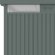 Gartenhaus Kosto 8,64m² salbeigrün aus verzinktem Stahl + Verankerungskit - X-Metal