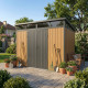 Gartenhaus aus WPC 19,2mm in Holzoptik 7,71m² GORDON Skylight - Woodlife Garden