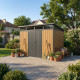 Gartenhaus aus WPC 19,2mm in Holzoptik 7,71m² GORDON Skylight - Woodlife Garden
