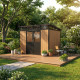 Gartenhaus aus WPC 19,2mm in Holzoptik 5,95m² WINSTON skylight - Woodlife Garden