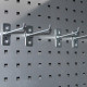 Lochplatte + 6 Haken - Kosto - X-METAL