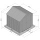 Gartenhaus Sunlife aus HDPE 6,15m² cremefarben und braun + Fußboden - JOBU