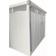 Regenfallrohre in Grau - 2er-Set für Gartenhaus Woodsteel X-METAL