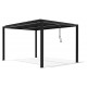 Pavillon mit Lamellendach aus Aluminium in Anthrazit 4x3m H.250cm - X-METAL