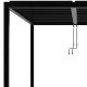 Pavillon mit Lamellendach aus Aluminium in Anthrazit 4x3m H.250cm - X-METAL