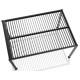 Pavillon mit Lamellendach aus Aluminium in Anthrazit 4x3m H.250cm - X-METAL