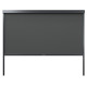 Ausziehbarer Sichtschutz 370cm für Pavillon mit Lamellendach aus Aluminium X-METAL