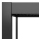 Pavillon mit Lamellendach NEWSTEEL aus verzinktem Stahl in Anthrazit 3x3m H.250cm - X-METAL