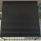 Anlehn-Pavillon aus Aluminium in Anthrazit 4x4m H.250cm - X-METAL
