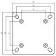 Pavillon mit Lamellendach aus Aluminium in Anthrazit 4x3m H.250cm - X-METAL