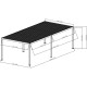 Elektrischer Pavillon mit Lamellendach aus Aluminium in Anthrazit 3x5,8m - mit Fernbedienung - X-METAL