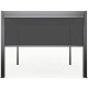 Motorisierter Sichtschutz 270cm für Pavillon mit Lamellendach aus Aluminium - X-METAL