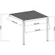 Elektrischer Anlehn-Pavillon aus Aluminium in Anthrazit 4x3m - X-METAL