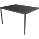 Elektrischer Anlehn-Pavillon aus Aluminium in Anthrazit 4x4m - X-METAL