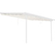 Einziehbarer Sonnenschutz beige für Terrassenüberdachung 300x436x240/290- X-METAL