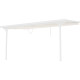 Einziehbarer Sonnenschutz beige für Terrassenüberdachung 300x436x240/290- X-METAL