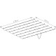 Einziehbarer Sonnenschutz beige für Terrassenüberdachung 300x436x240/290- X-METAL