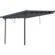 Einziehbarer Sonnenschutz anthrazit für Terrassenüberdachung 300x315x240/290- X-METAL