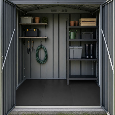 Fußboden für Gartenhaus aus verzinktem Stahl Woodsteel 4,5m² - X-METAL