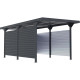 Seitenwände aus 0,4mm verzinktem Stahl für Carport mit Flachdach - X-METAL