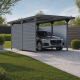 Seitenwände aus 0,4mm verzinktem Stahl für Carport mit Flachdach - X-METAL