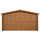 Gartenhaus aus Massivholz 12m² TOP 28mm kesseldruckimprägniert in Braun - Gardy Shelter