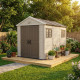 Gartenhaus SunLife HDPE 7,17m² beige + Boden - Jôbu
