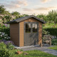 Gartenhaus aus WPC 28mm, braun, 234x204cm PREMIUM - Woodlife Garden