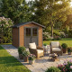 Gartenhaus aus WPC 28mm, braun, 234x204cm PREMIUM - Woodlife Garden