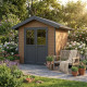 Gartenhaus aus WPC 28mm, braun, 234x204cm PREMIUM - Woodlife Garden