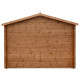 Gartenhaus aus Massivholz 6m² TOP 28mm kesseldruckimprägniert in Braun - Gardy Shelter
