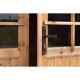 Gartenhaus aus Massivholz 6m² TOP 19mm kesseldruckimprägniert in Braun - Gardy Shelter
