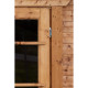 Gartenhaus aus Massivholz 6m² TOP 19mm kesseldruckimprägniert in Braun - Gardy Shelter