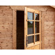 Gartenhaus aus Massivholz 4m² TOP 19mm kesseldruckimprägniert in Braun - Gardy Shelter