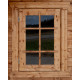 Gartenhaus aus Massivholz 12m² TOP 44mm kesseldruckimprägniert in Braun - Gardy Shelter