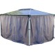 Pavillon Martinique 4300 aus Aluminium und Polycarbonat 430x295,5cm - CANOPIA by Palram
