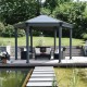 Pavillon Roma aus Aluminium und Polycarbonat 359x414,5cm - CANOPIA by Palram