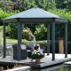 Pavillon Roma aus Aluminium und Polycarbonat 359x414,5cm - CANOPIA by Palram