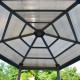 Pavillon Roma aus Aluminium und Polycarbonat 359x414,5cm - CANOPIA by Palram