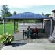 Pavillon Palermo 4300 aus Aluminium und Polycarbonat 429x429cm - CANOPIA by Palram