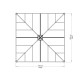 Pavillon Palermo 4300 aus Aluminium und Polycarbonat 429x429cm - CANOPIA by Palram