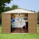 Gartenhaus aus PVC WoodBridge Plus 10,56m² Duramax