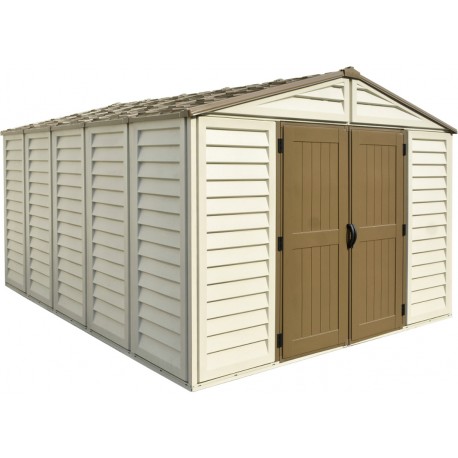 Gartenhaus aus PVC WoodBridge Plus 13,15m² Duramax