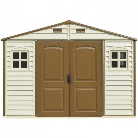 Gartenhaus aus PVC WoodSide 8,02m² - Duramax