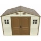 Gartenhaus aus PVC WoodSide 8,02m² - Duramax
