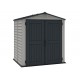 Gartenhaus aus PVC StoreMate 3,61m² dunkelgrau Duramax
