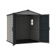 Gartenhaus aus PVC StoreMate 3,61m² dunkelgrau Duramax