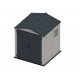 Gartenhaus aus PVC StoreMate 3,61m² dunkelgrau Duramax