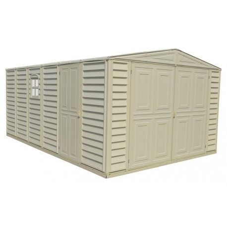 Garage aus PVC WoodBridge 15,27m² - Duramax
